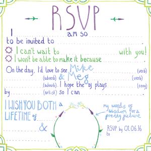 Meg and Mike RSVP